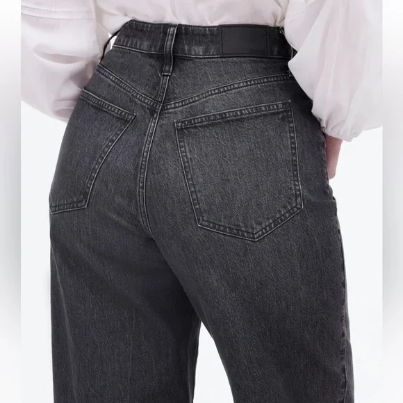 madewell The petite curvy Perfect Vintage Wide-Leg Crop Jean Robles Wash 30P - Picture 4 of 10